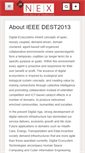 Mobile Screenshot of dest2013.digital-ecology.org